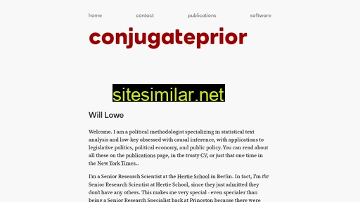 conjugateprior.org alternative sites