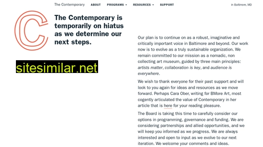 contemporary.org alternative sites
