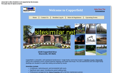 copperfield-hoa.org alternative sites
