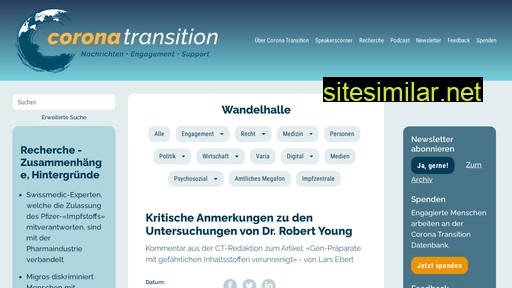 corona-transition.org alternative sites
