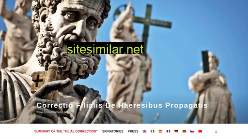 correctiofilialis.org alternative sites
