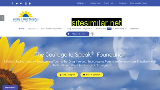 couragetospeak.org alternative sites