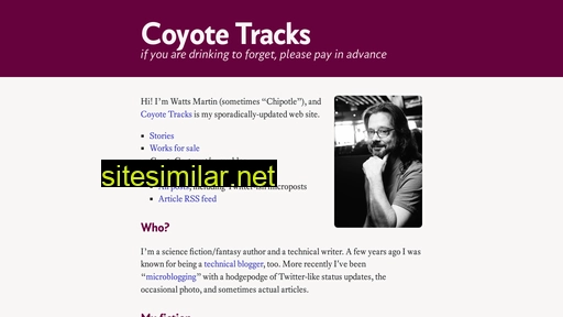 Coyotetracks similar sites