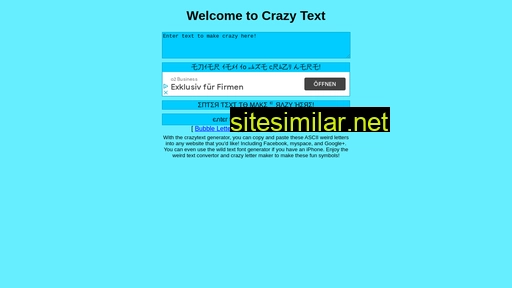 crazytext.org alternative sites