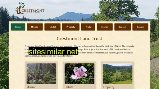 crestmontlandtrust.org alternative sites
