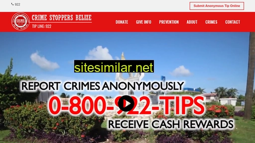 crimestoppersbelize.org alternative sites