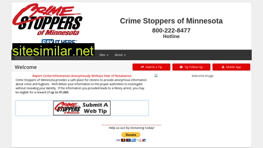 crimestoppersmn.org alternative sites