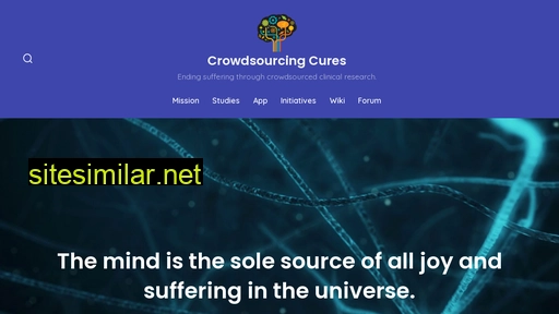 crowdsourcingcures.org alternative sites