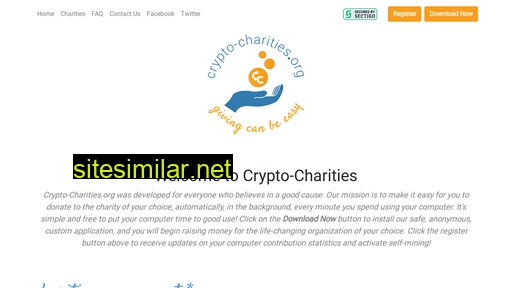 Crypto-charities similar sites