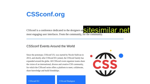 Cssconf similar sites