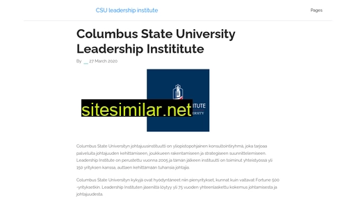 Csuleadershipinstitute similar sites