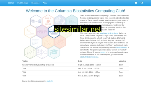 Cu-biostats-computing-club similar sites