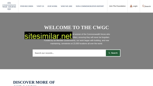 cwgc.org alternative sites