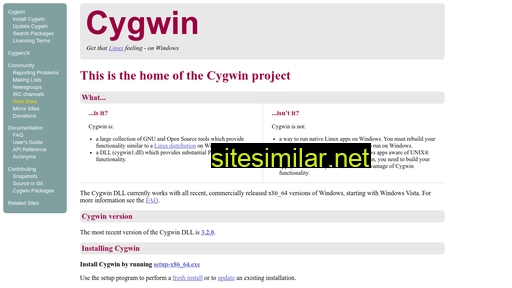 cygwin.org alternative sites