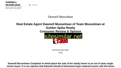 dawnellmusselman.org alternative sites