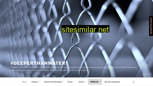 deeperthanwater.org alternative sites