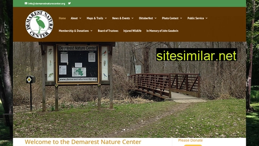 demarestnaturecenter.org alternative sites