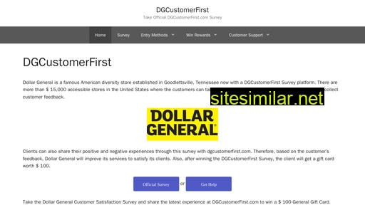 dgcustomerfirst.org alternative sites