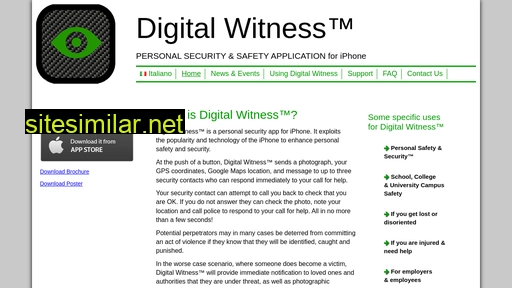 digital-witness.org alternative sites