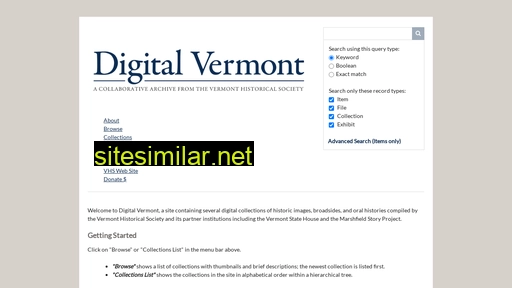 digitalvermont.org alternative sites