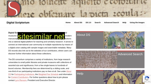 Digital-scriptorium similar sites