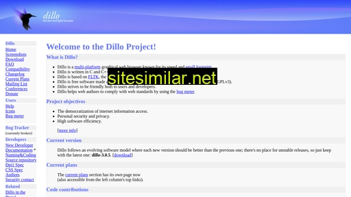 dillo.org alternative sites