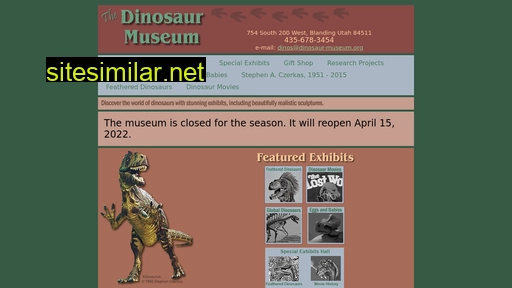 Dinosaur-museum similar sites