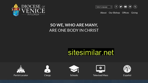 dioceseofvenice.org alternative sites
