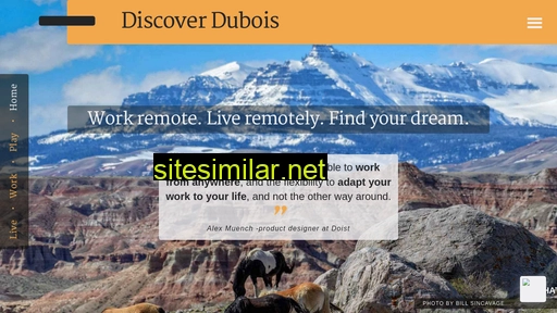 discoverdubois.org alternative sites