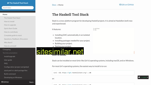 docs.haskellstack.org alternative sites