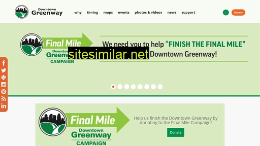 downtowngreenway.org alternative sites