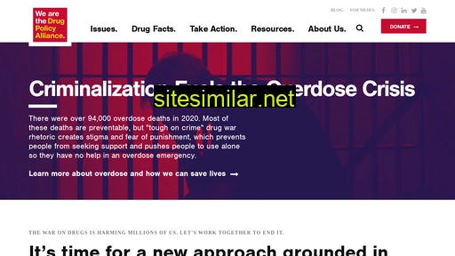 drugpolicy.org alternative sites