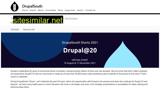 drupalsouth.org alternative sites