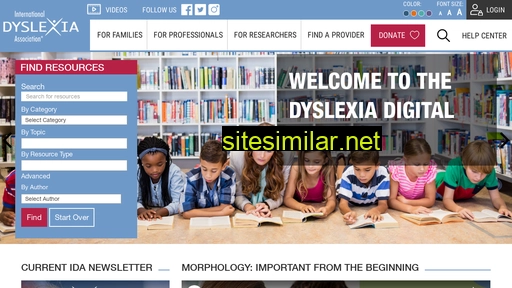 Dyslexialibrary similar sites