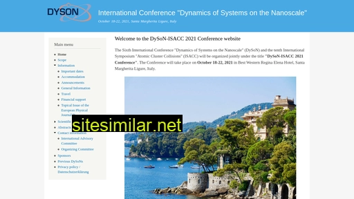 Dyson-conference similar sites