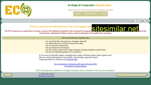 ecocoms.org alternative sites