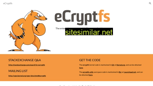 ecryptfs.org alternative sites