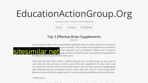 educationactiongroup.org alternative sites