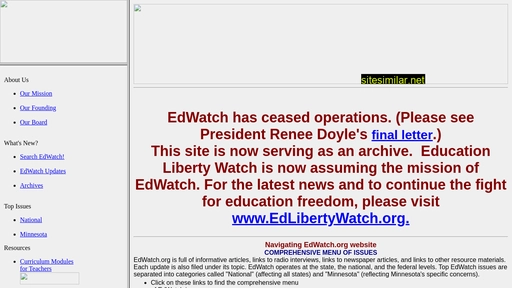 edwatch.org alternative sites