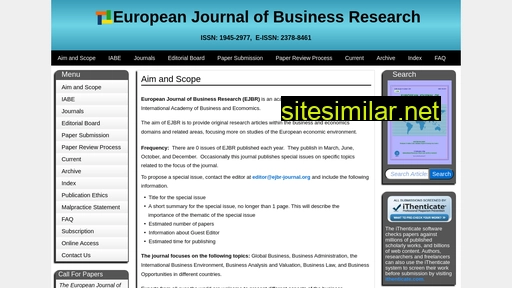 Ejbr-journal similar sites