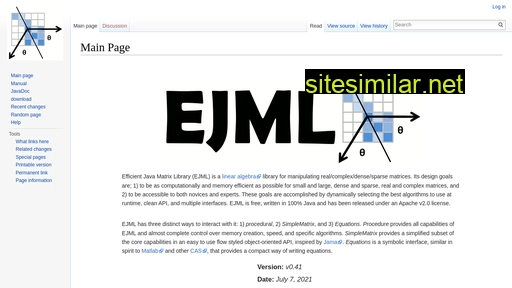 ejml.org alternative sites