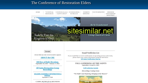 eldersconference.org alternative sites