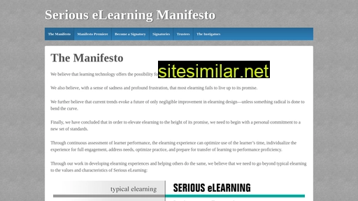 elearningmanifesto.org alternative sites