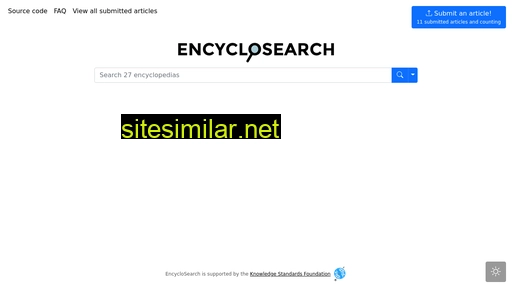 Encyclosearch similar sites