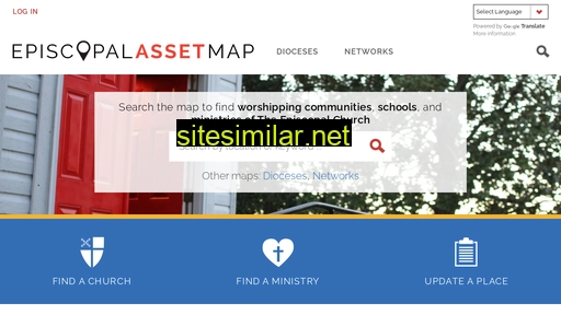 episcopalassetmap.org alternative sites