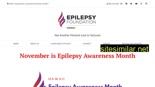 epilepsyhawaii.org alternative sites