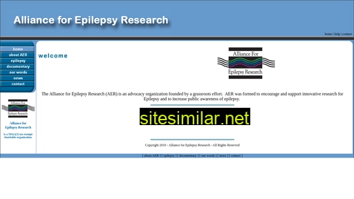 epilepsyresearch.org alternative sites