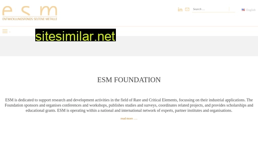 esmfoundation.org alternative sites