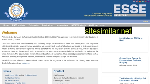 esse-institute.org alternative sites