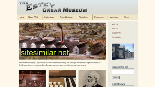 esteyorganmuseum.org alternative sites
